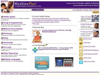 www.medlineplus.gov